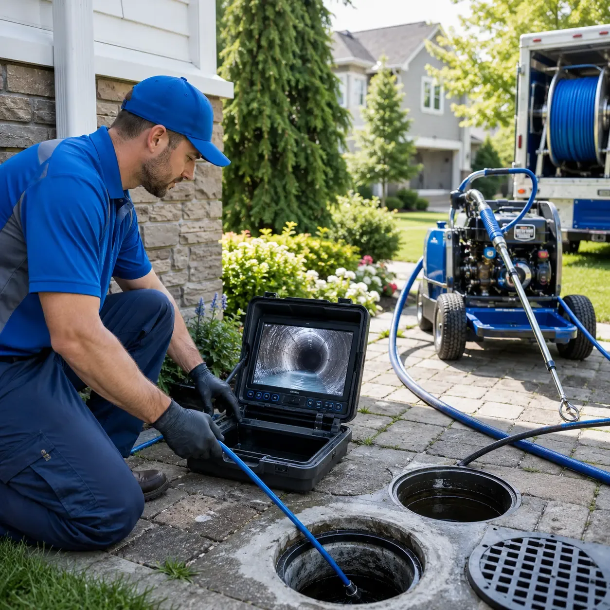 Outdoor drain cleaning professionals serving Adair, IA